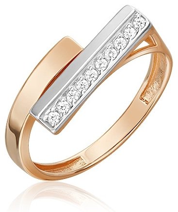 Кольцо PLATINA 01-5668-00-401-1111 размер 17 вес 2.61 г золото, фианит купить,NaN
