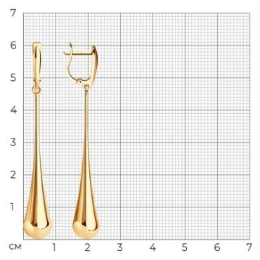 Серьги SOKOLOV 026986 вес 4.9 г золото, без вставок купить,NaN