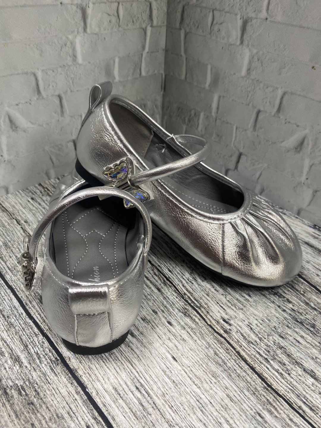 Туфли Fashion серебристый