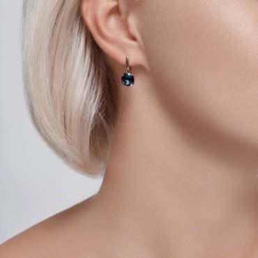 Серьги Diamant 51-320-02058-2 вес 3.72 г золото, топаз купить,NaN