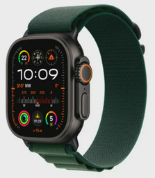 Смарт-часы Apple Watch Ultra 2 2024 GPS MX4R3 Cellular 49mm Black Titanium Case with Dark Green Alpine Loop M