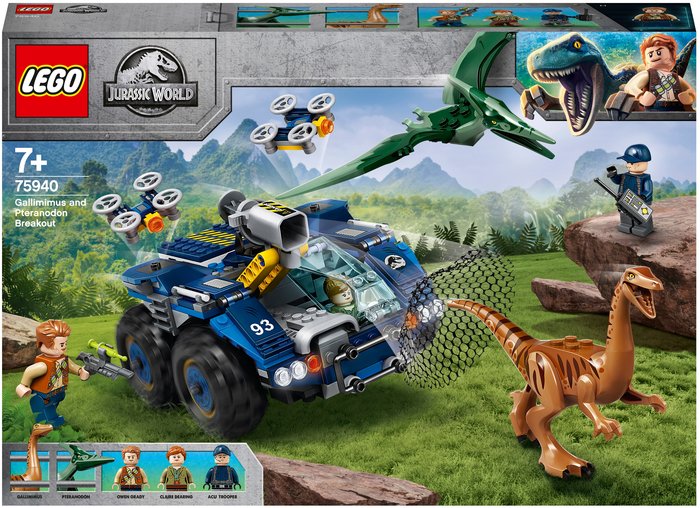 Конструктор Lego Jurassic World Побег галлимима и птеранодона 75940 купить,NaN