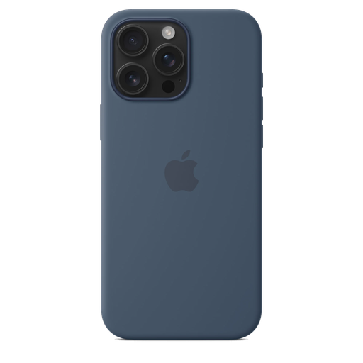 Чехол Apple для iPhone 16 Pro Max Silicone Case with MagSafe MYYU3ZM/A Denim