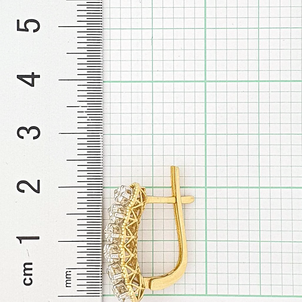 Серьги Goldos Premium SDE2303 6,9гр 2,57ct. купить,NaN