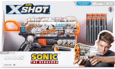 Бластер X-Shot Flux Sonic 36648/A, пластик, мультиколор