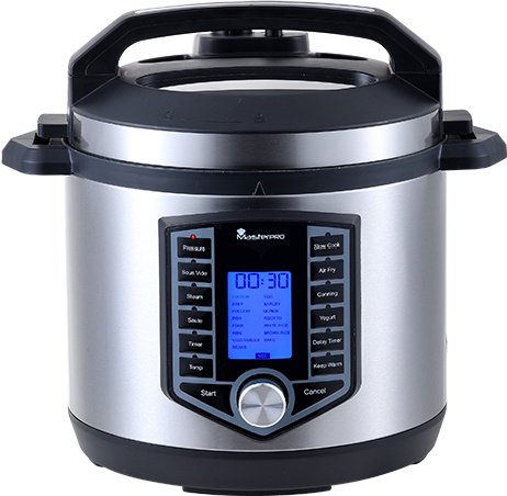 Мультиварка Bergner Masterpro BGMP-9131 черно-серебристая