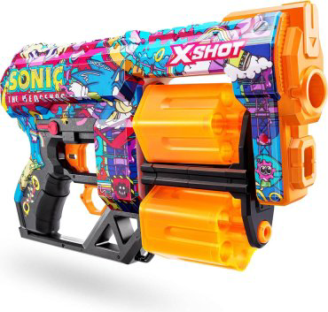 Бластеры X-Shot Dread Sonic Robotnik 36583B, пластик