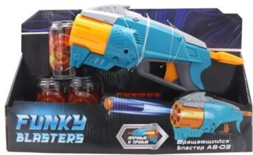 Бластеры Funky Toys Бластер Funky Toys Вращающийся АВ-03 FT0250931, пластик