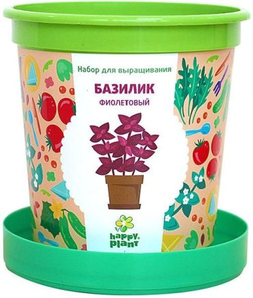 Выращивание растений Happy Plant Вырасти меня Базилик 964342