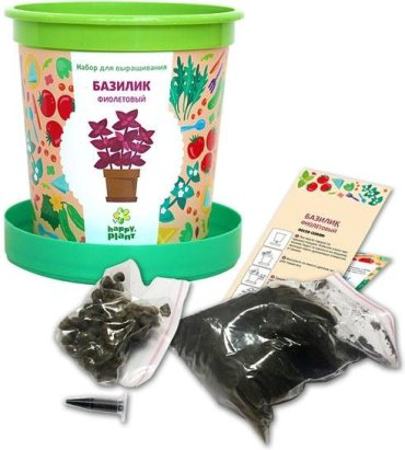Выращивание растений Happy Plant Вырасти меня Базилик 964342 купить,NaN
