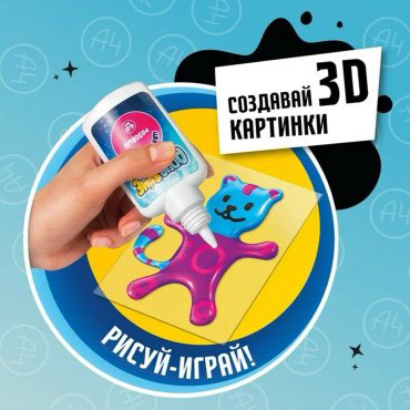 Опыты с полимерами Aqua Slime AQ009, мультиколор купить,NaN