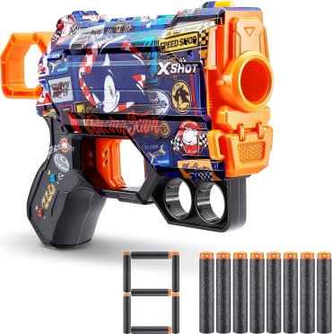 Бластеры X-Shot Menace Sonic 36679/C, пластик