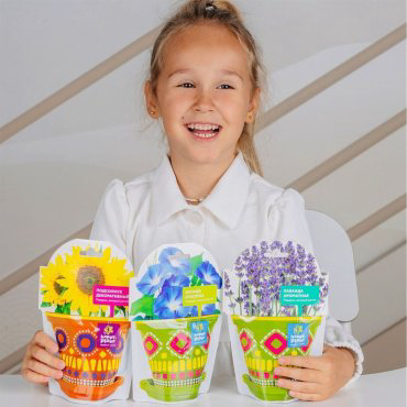 Выращивание растений Happy Plant Василек луговой купить,NaN
