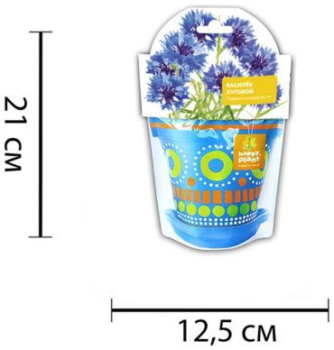 Выращивание растений Happy Plant Василек луговой купить,NaN