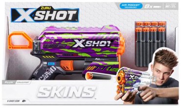 Бластеры X-Shot Flux Crucifer 36516J, пластик 8 шт