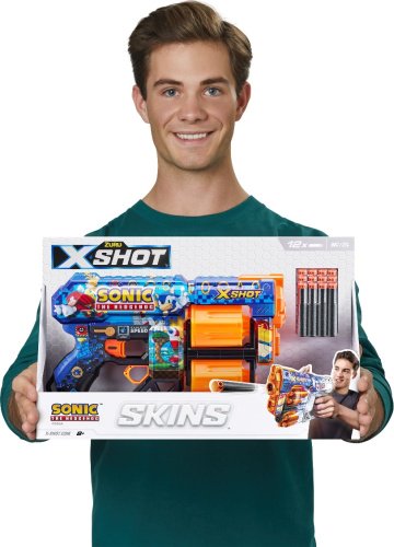 Бластеры X-Shot Dread Sonic - Mega Sonic 36583A, пластик 12 шт