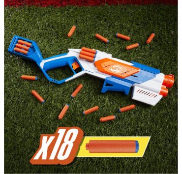 Бластеры Nerf Hasbro N Strikeback G0218, пластик, EVA 18 шт - ForteMarket Бластеры Nerf Hasbro N Strikeback G0218, пластик, EVA 18 шт купить,0