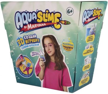 Опыты с полимерами Aqua Slime AQ006, мультиколор