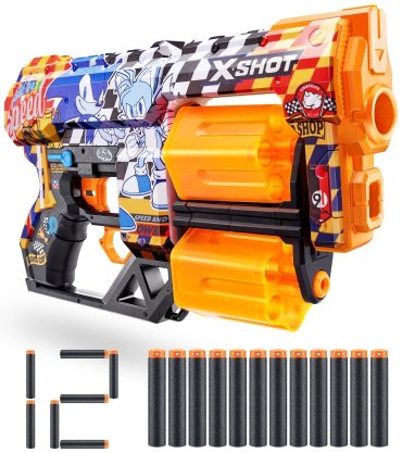 Бластеры X-Shot Dread Sonic - Super Speed 36583E, пластик
