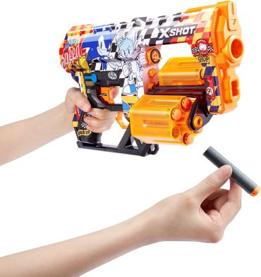 Бластеры X-Shot Dread Sonic - Super Speed 36583E, пластик купить,NaN