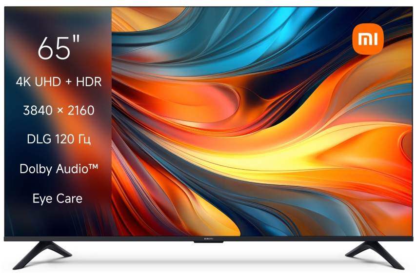 Телевизор 65" (165 см) Xiaomi A 2026 L65MB-ARU LCD 4K UHD Black