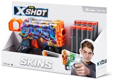 Бластер X-Shot Menace-Spray Tag с 8 стрелами 36515/F, мультиколор купить,NaN