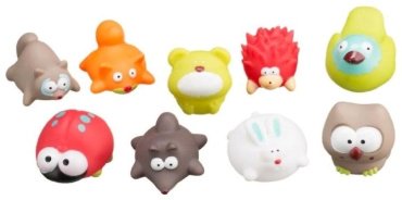 Брызгалка ROXY-KIDS Лесные жители RRT-823-2 резина мультиколор