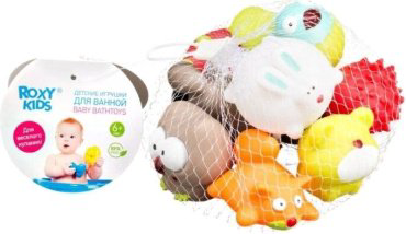 Брызгалка ROXY-KIDS Лесные жители RRT-823-2 резина мультиколор