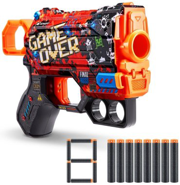 Бластер X-Shot Menace-Game Over с 8 стрелами 36515/E, мультиколор купить,NaN