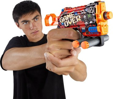 Бластер X-Shot Menace-Game Over с 8 стрелами 36515/E, мультиколор купить,NaN