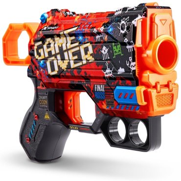 Бластер X-Shot Menace-Game Over с 8 стрелами 36515/E, мультиколор
