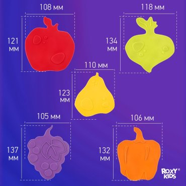 Набор ROXY RBM-05-FM резина мультиколор - ForteMarket Набор ROXY RBM-05-FM резина мультиколор купить,0