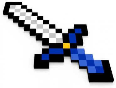 Pixel Crew Minecraft Меч Железный 60 см