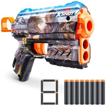 Бластеры X-Shot Flux Jurassic World 36755, пластик купить,NaN
