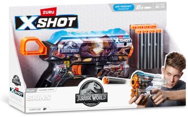 Бластеры X-Shot Flux Jurassic World 36755, пластик