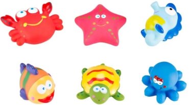 Пищалка Roxy Морские обитатели RRT-811-2 пластик мультиколор