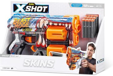Бластеры X-Shot Skins 36517/G, пластик 12 шт купить,NaN
