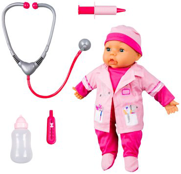 Пупс Bayer Dolls Доктор 93878AA, 38 см купить,NaN
