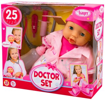 Пупс Bayer Dolls Доктор 93878AA, 38 см купить,0