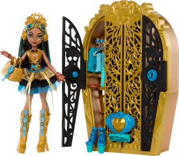 Кукла коллекционная Monster High Monster Mysteries Cleo De Nile 997019667, 27 см шарнирные руки и ноги