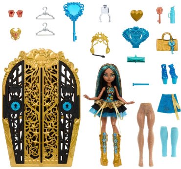 Кукла коллекционная Monster High Monster Mysteries Cleo De Nile 997019667, 27 см шарнирные руки и ноги