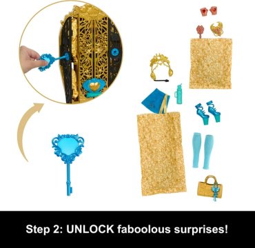 Кукла коллекционная Monster High Monster Mysteries Cleo De Nile 997019667, 27 см шарнирные руки и ноги