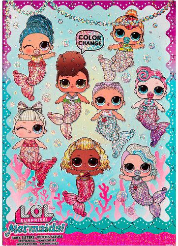 Кукла-сюрприз LOL Сестричка Mermaids! 43466, 5 см купить,NaN