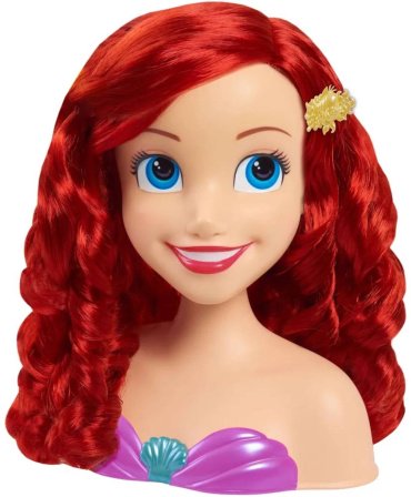 Кукла-модель Disney Disney Princess. Манекен для причесок Ариэль 87616F, 20 см