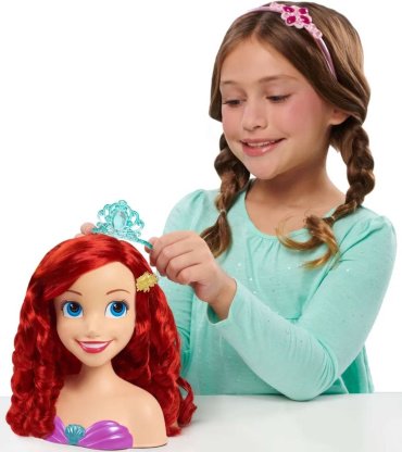 Кукла-модель Disney Disney Princess. Манекен для причесок Ариэль 87616F, 20 см