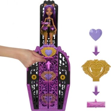 Кукла-модель Monster High Mysteries Clawdeen Wolf ST239487, 32.4 см аксессуары в комплекте