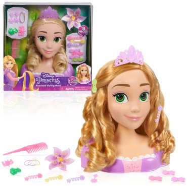 Кукла-модель Disney Disney Princess. Манекен для причесок Рапунцель 87617F, 20 см купить,NaN