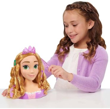 Кукла-модель Disney Disney Princess. Манекен для причесок Рапунцель 87617F, 20 см
