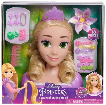 Кукла-модель Disney Disney Princess. Манекен для причесок Рапунцель 87617F, 20 см купить,NaN