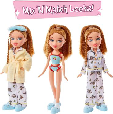 Кукла-модель Bratz Meygan slumber-party-meygan-fashion-doll, 28 см аксессуары в комплекте купить,NaN